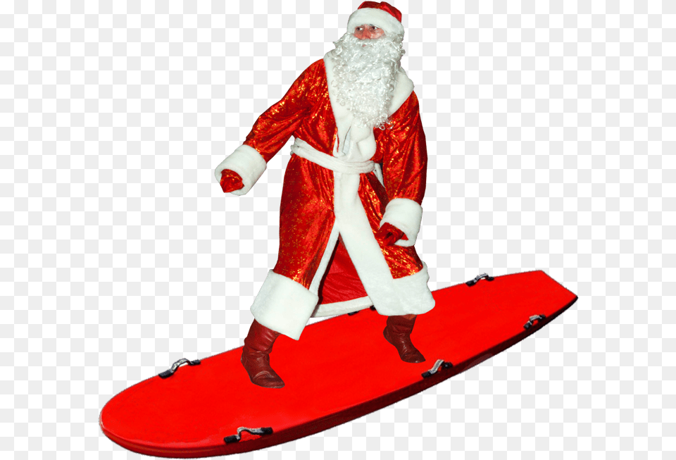 Surfing Santa Transparent Background Images Christmas Santa Transparent Background, Adult, Bride, Female, Person Png