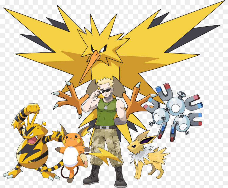 Surge Team Pokemon Articuno Zapdos E Moltres, Book, Comics, Publication, Person Png