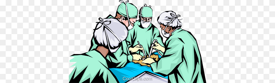 Surgeons Royalty Vector Clip Art Illustration, Operating Theatre, Architecture, Building, Clinic Png