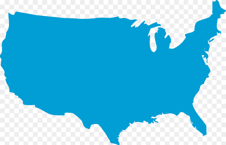 Surgisil Llp Us Blue Map Of Us, Nature, Chart, Plot, Land Free Png Download