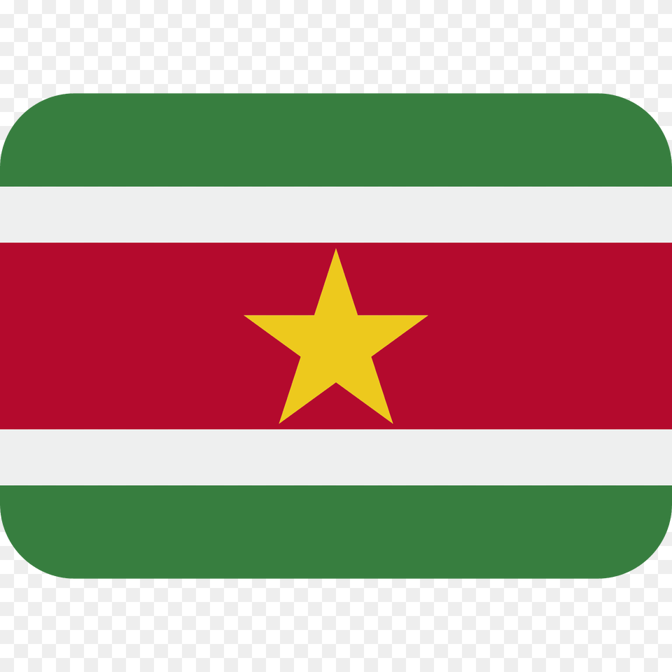 Suriname Flag Emoji Clipart, Star Symbol, Symbol Free Png Download