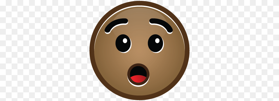 Surprise Brown Emoji Sad Face, Disk, Ball, Bowling, Bowling Ball Free Transparent Png