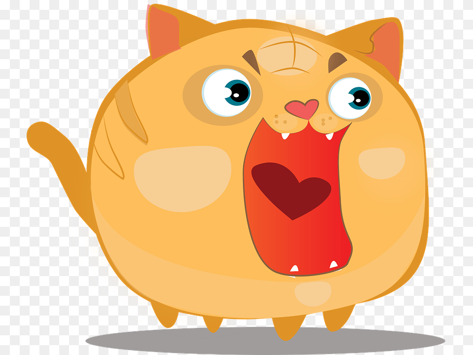 Surprise Cat Redhead Kittens Cute Darling Pet, Piggy Bank Free Png