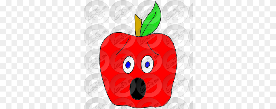 Surprised Apple Picture For Classroom Therapy Use Great Diet Food, Fruit, Plant, Produce, Dynamite Free Png Download