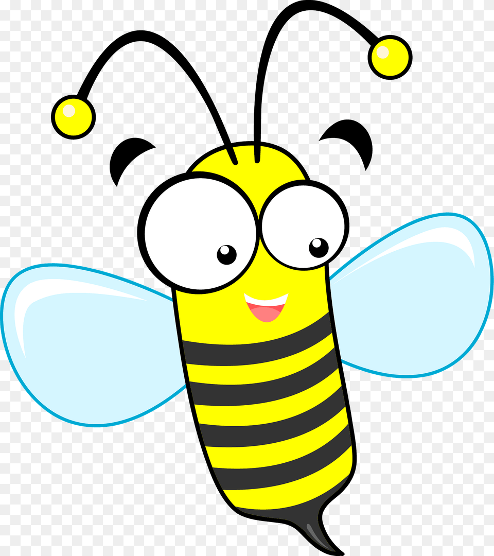 Surprised Bee Clipart, Animal, Insect, Invertebrate, Wasp Free Transparent Png