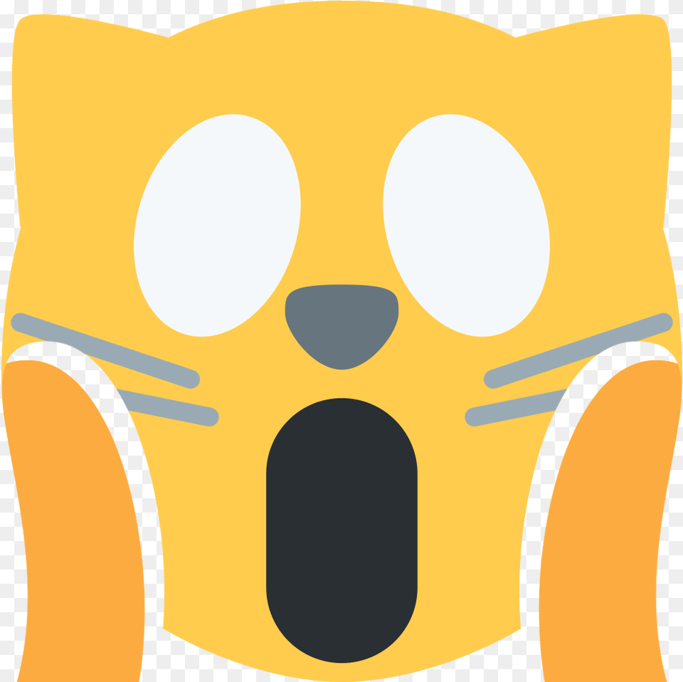 Surprised Cat Emoji, Plush, Toy Free Png