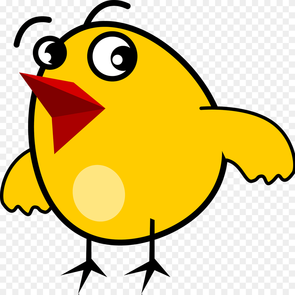 Surprised Chick Clipart, Animal, Beak, Bird, Fish Free Png
