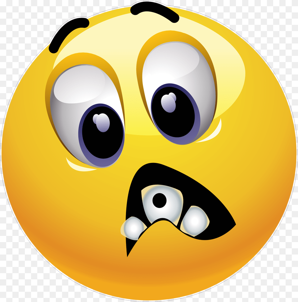 Surprised Emoji 162 Decal Smiley, Sphere, Ball, Football, Soccer Free Transparent Png