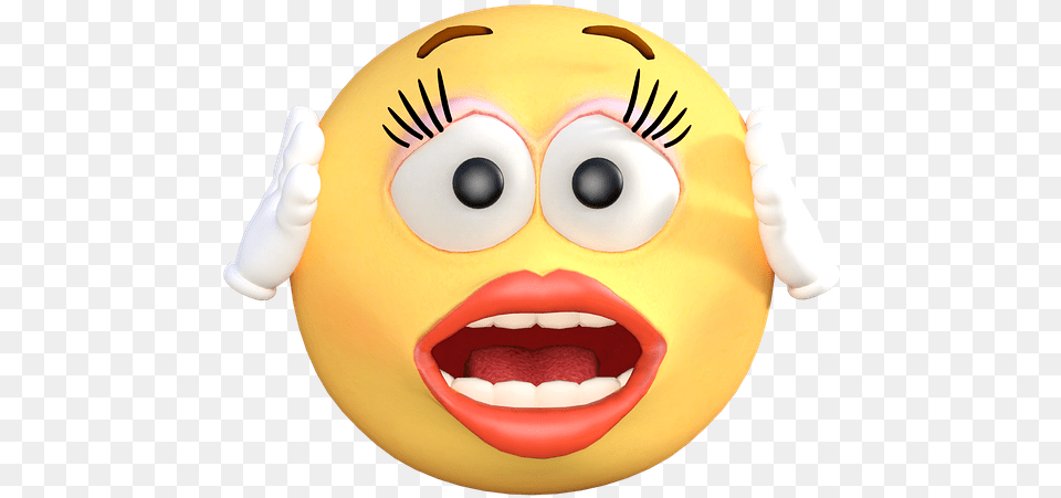 Surprised Emoji Background Png