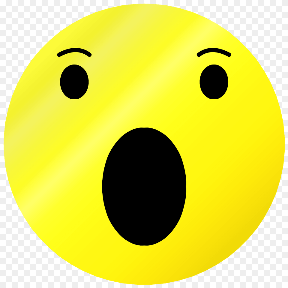 Surprised Emoji Clipart, Sphere, Disk Png