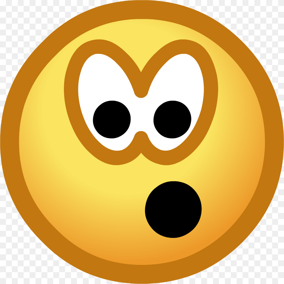 Surprised Emoticon Club Penguin Sad, Food, Sweets, Disk Png Image