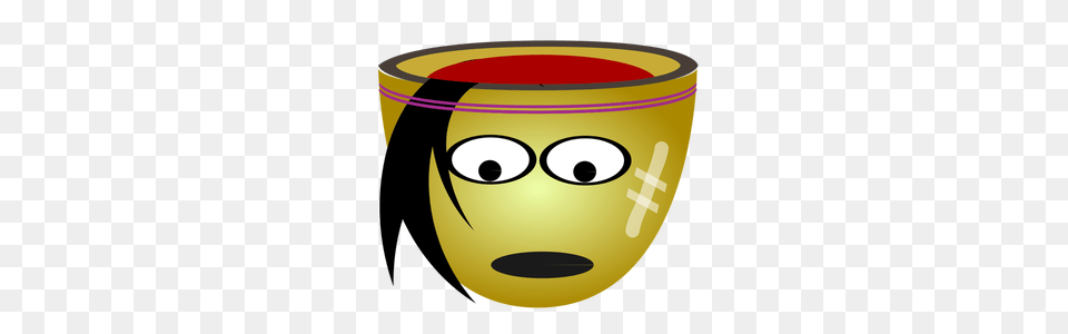 Surprised Expression Clipart, Bowl, Cup, Jar, Pottery Free Png