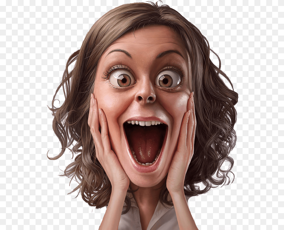 Surprised Expression Surprised Face, Head, Person, Photography, Portrait Free Png Download
