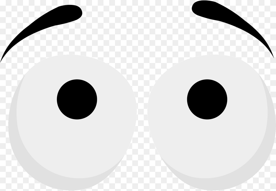 Surprised Eyes Clipart, Paper Png Image