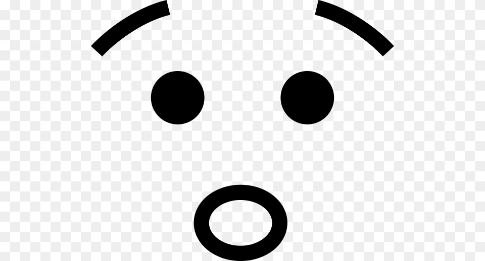 Surprised Face Clip Art At Clker Surprised Face Clip Art, Gray Free Png