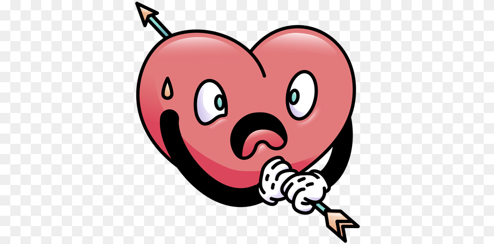 Surprised Heart Shot Colored Transparent U0026 Svg Vector File Happy, Animal, Bear, Mammal, Wildlife Free Png