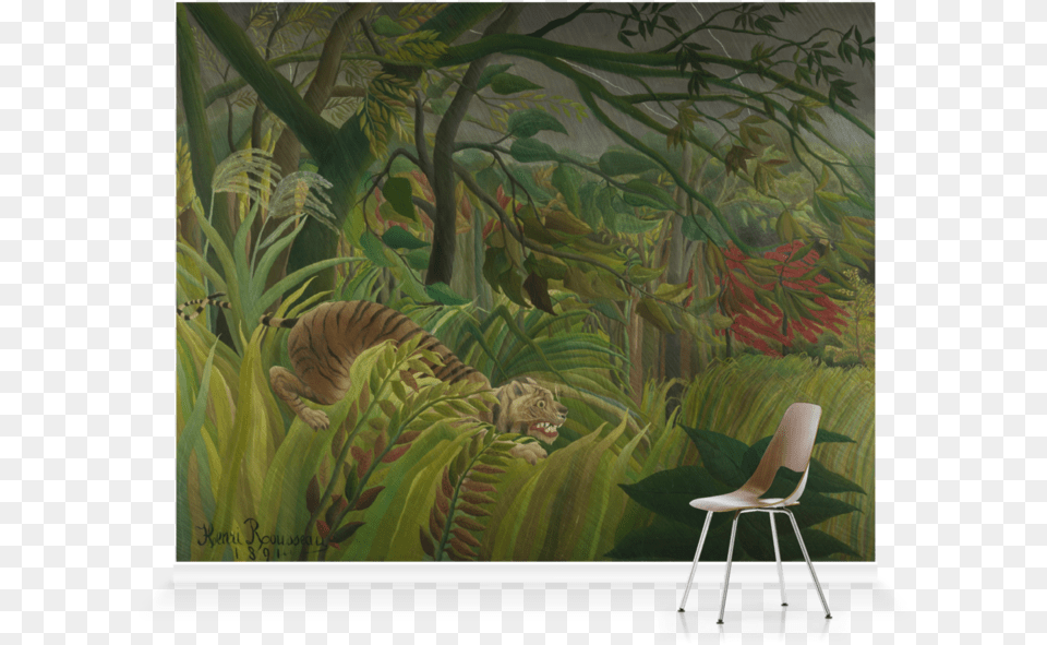 Surprised Henri Rousseau, Outdoors, Vegetation, Jungle, Plant Free Png Download