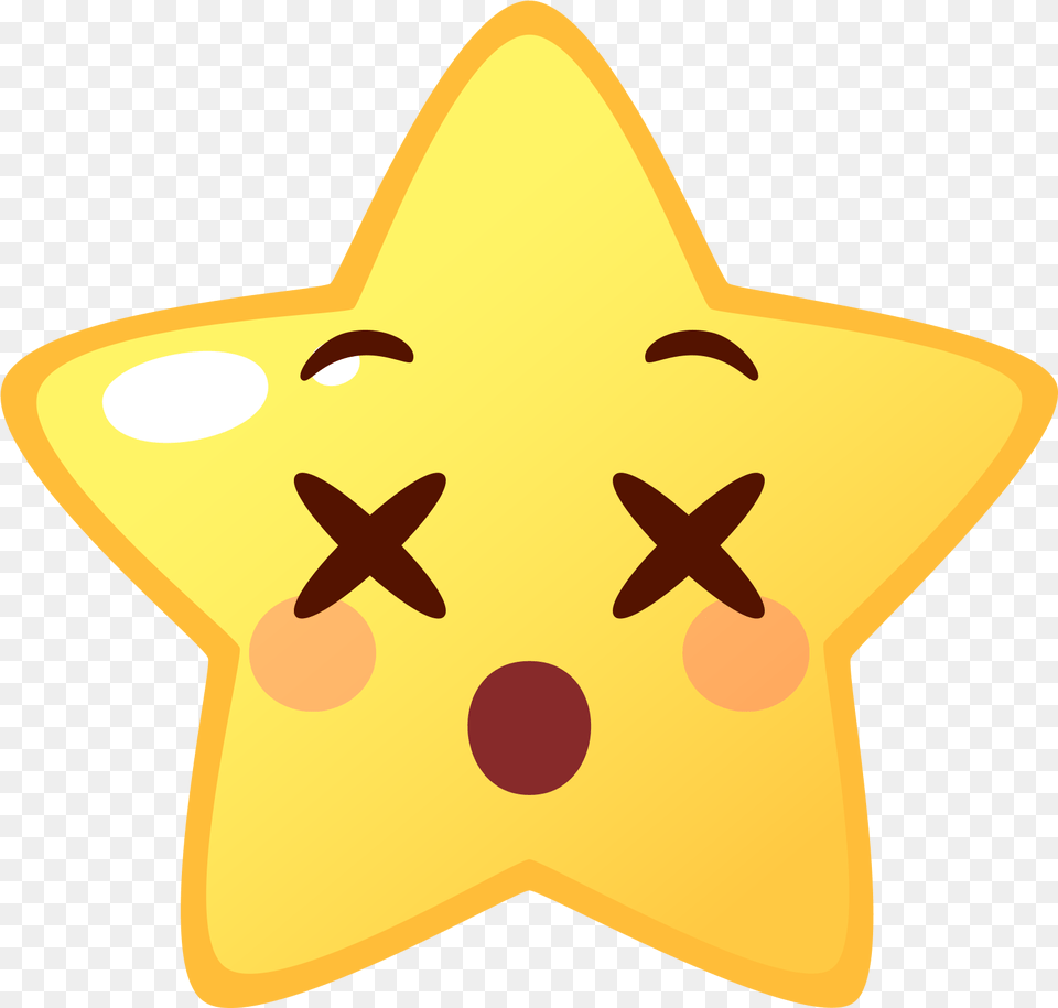 Surprised Star Emoji Transparent Gif Gold Star, Star Symbol, Symbol, Person Png