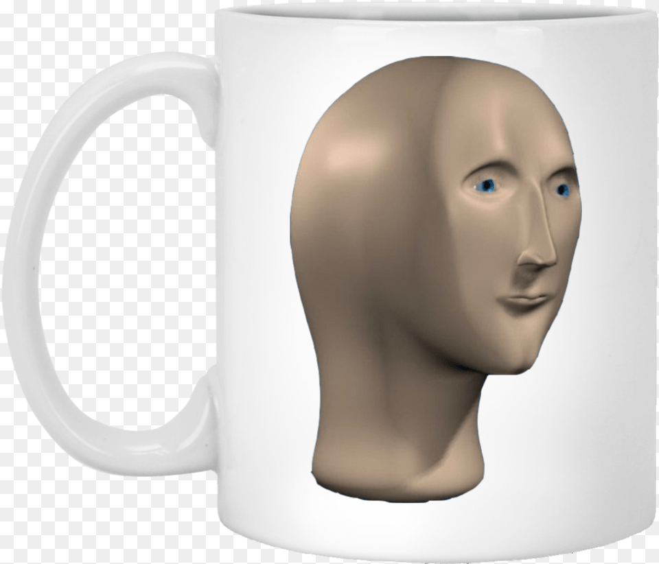 Surreal Meme Man, Cup, Adult, Person, Female Png