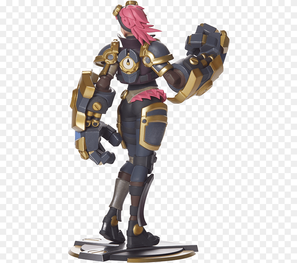 Surrender League Of Legends Vi Statue, Person, Armor Png Image