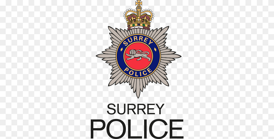 Surrey Logo Surrey Police Logo, Badge, Symbol, Emblem, Animal Png