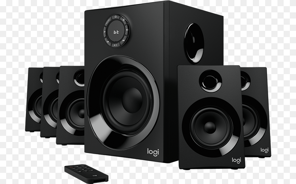 Surround Sound Speaker System Logitech, Electronics, Home Theater Free Png