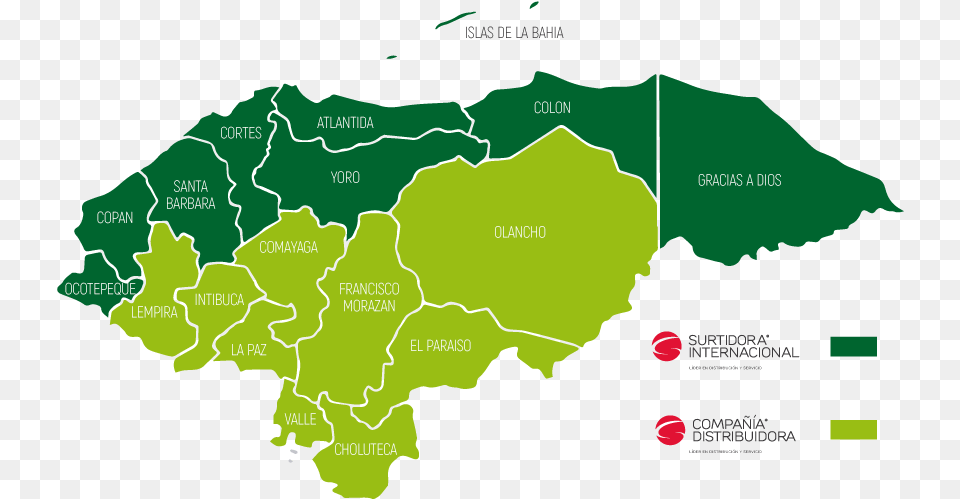 Surtidora Internacional Cobertura A Nivel Nacional Honduras Vector, Chart, Map, Plot, Atlas Png Image
