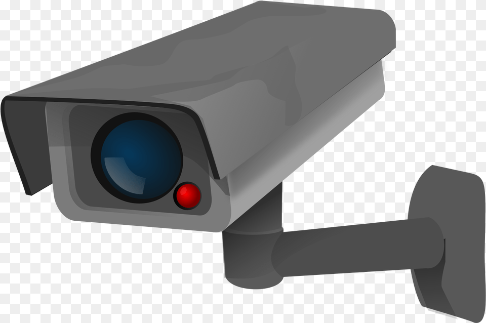 Surveillance Camera Clipart Security Camera Transparent, Electronics, Video Camera, Projector Png