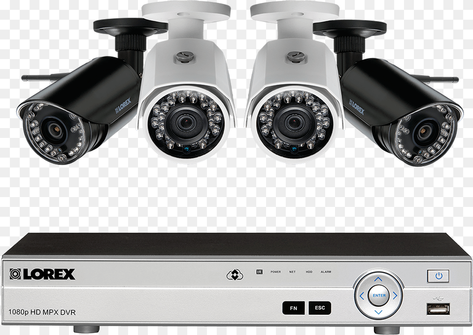 Surveillance Camera Recording Transparent Library Lorex Lbv2711b 2pk 1080p Hd Weatherproof Night Vision, Electronics, Appliance, Ceiling Fan, Device Png Image