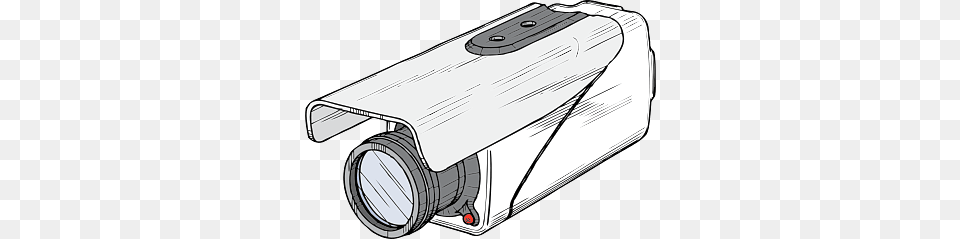 Surveillance Camera With Rain Protection, Electronics, Grass, Plant, Projector Png