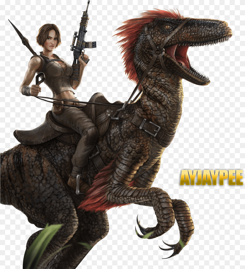 Survival Evolved Renders Ark Survival Evolved Gif Transparent, Animal, Reptile, Dinosaur, Weapon Png Image