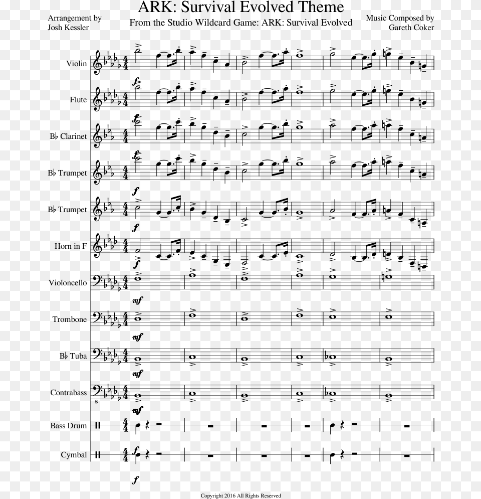 Survival Evolved Theme Sheet Music Composed By Music Music, Gray Png Image
