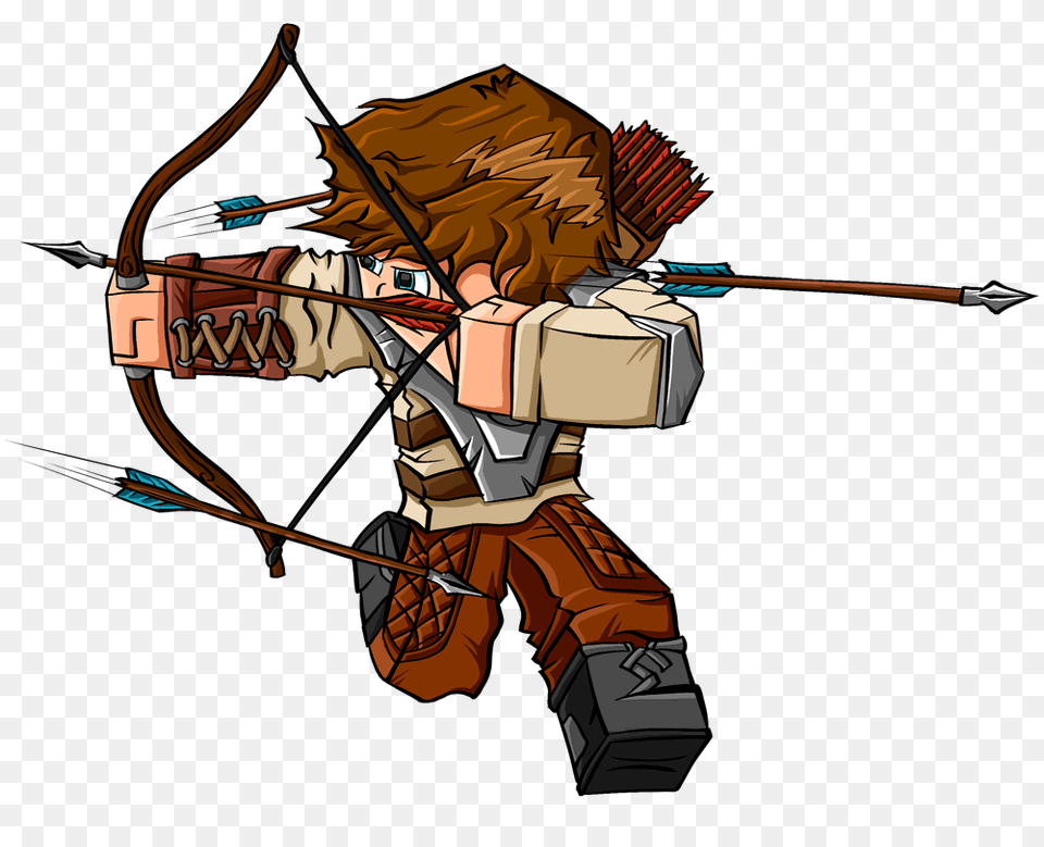 Survival Games Mcgamer Network, Archer, Archery, Bow, Person Free Png Download