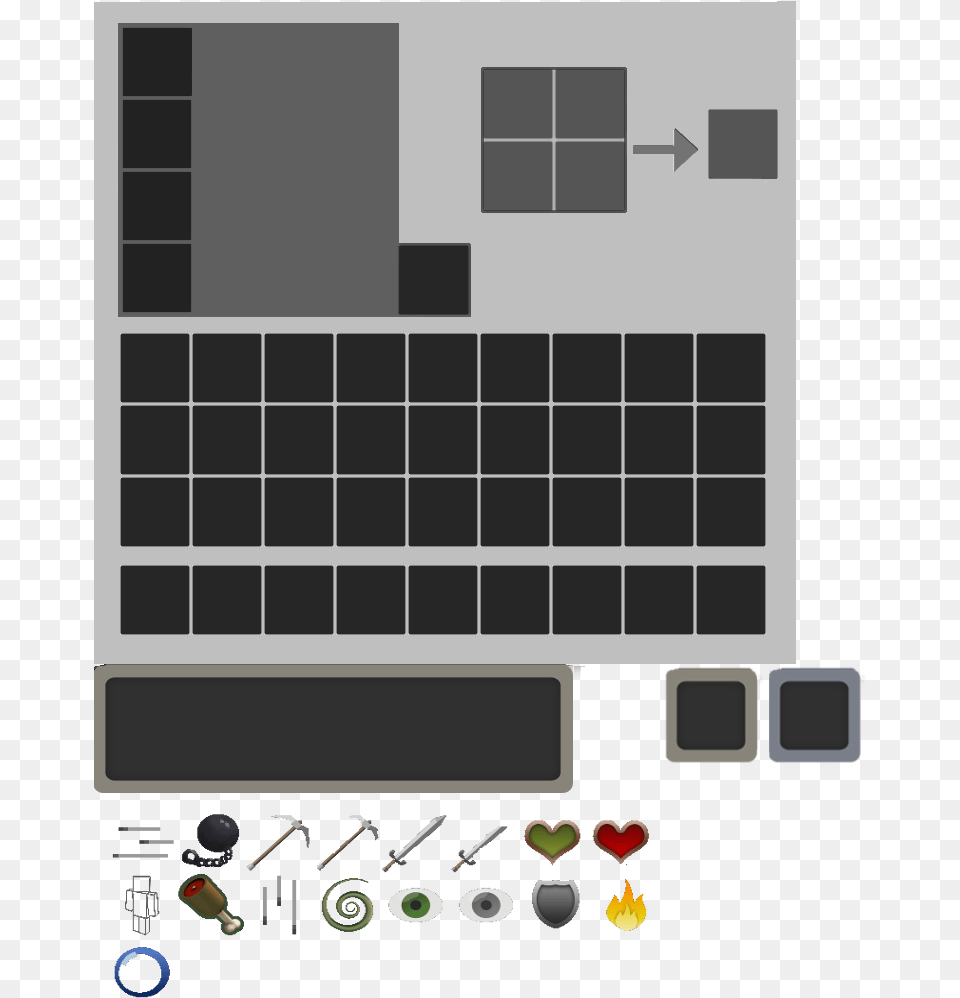 Survival Inventory Minecraft Inventory Free Png