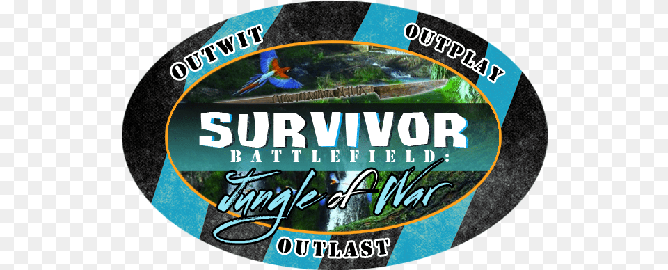 Survivor Battlefield Label, Animal, Bird, Disk, Water Free Transparent Png