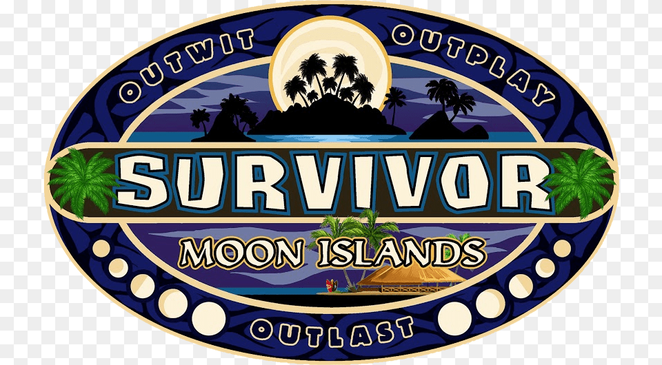 Survivor Moon Islands, Logo, Emblem, Symbol, Disk Png