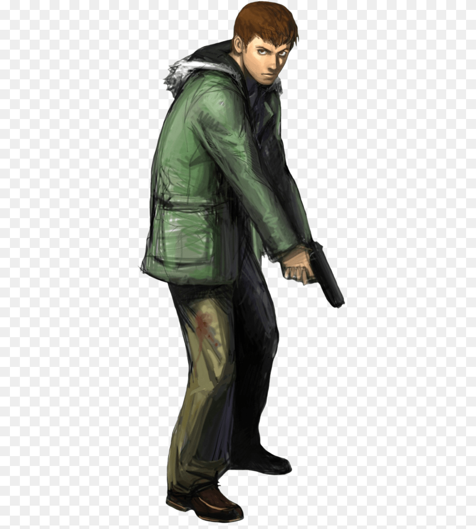 Survivor Resident Evil Characters Art, Clothing, Coat, Jacket, Adult Free Transparent Png