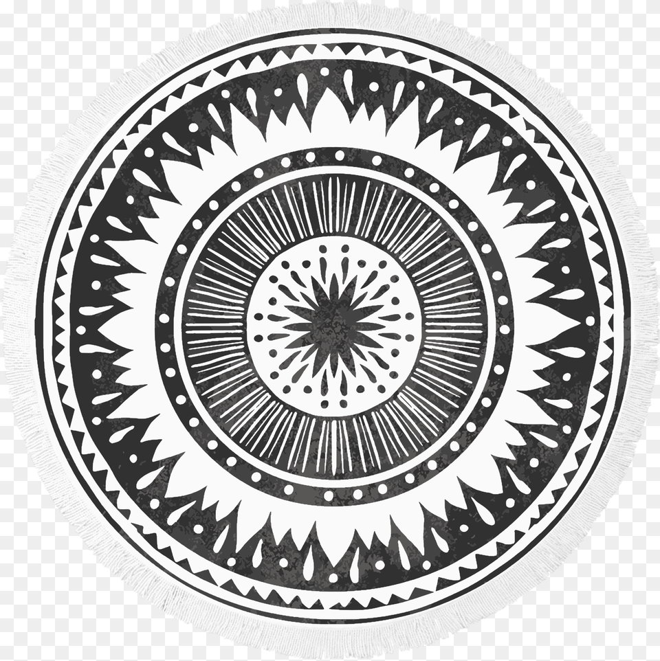 Surya Roundie Beach Towels By Mimosa Inc Mimosa Inc 5ft Surya Round Beach Towel, Home Decor, Rug, Machine, Wheel Free Transparent Png