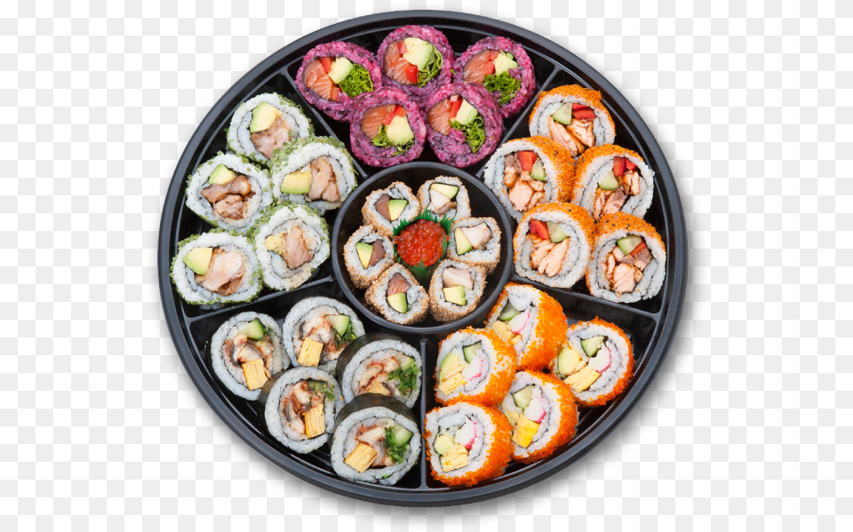 Sushi, Dish, Food, Food Presentation, Meal Png Image