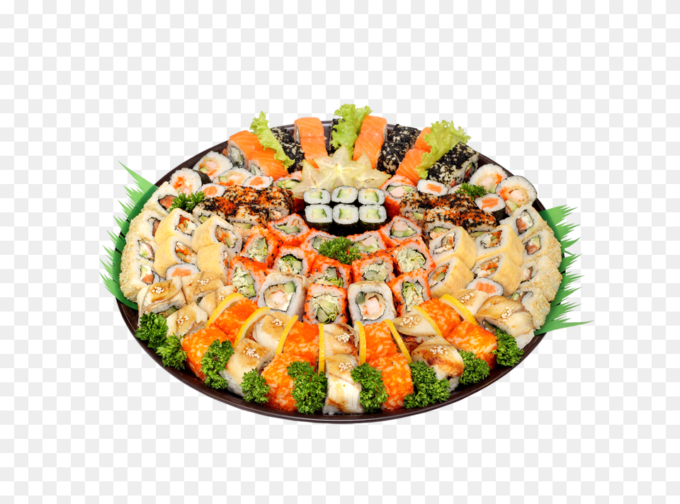 Sushi, Dish, Food, Platter, Meal Png Image