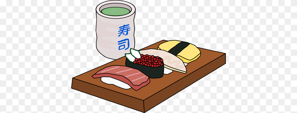 Sushi And Green Tea, Dish, Food, Meal, Grain Free Png Download