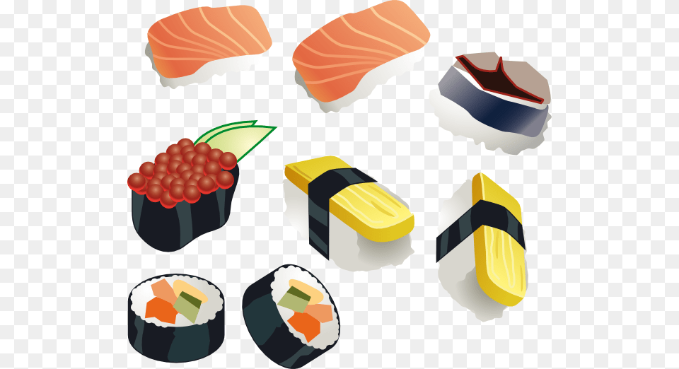Sushi Clip Art, Dish, Food, Grain, Meal Png Image