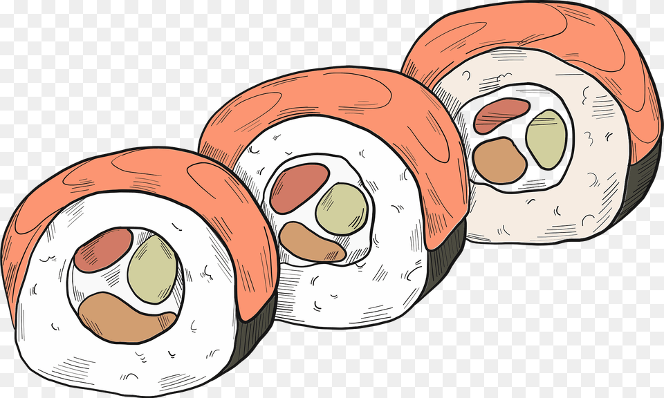 Sushi Clipart, Dish, Meal, Food, Paper Png