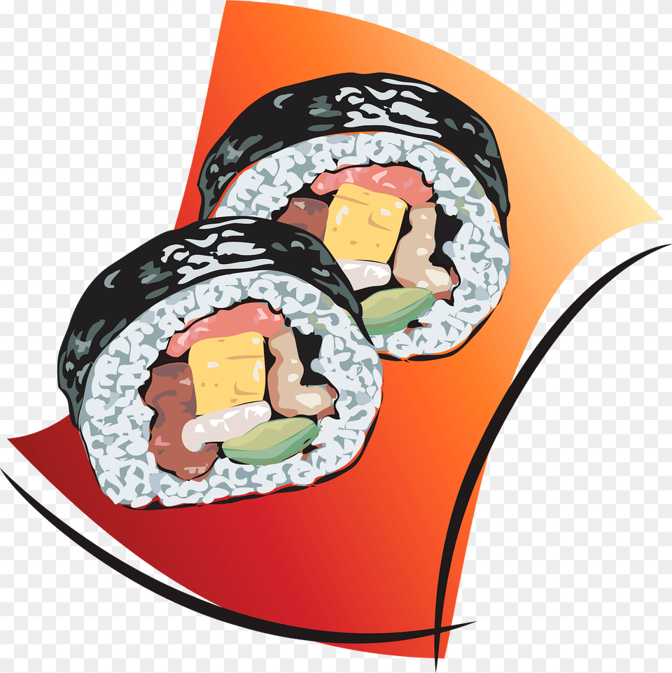 Sushi Clipart, Dish, Food, Meal, Rice Free Png Download