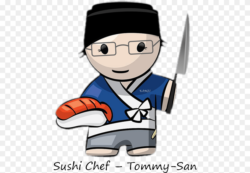Sushi Clipart Lunch Sushi Chef Clipart, People, Person, Face, Head Png