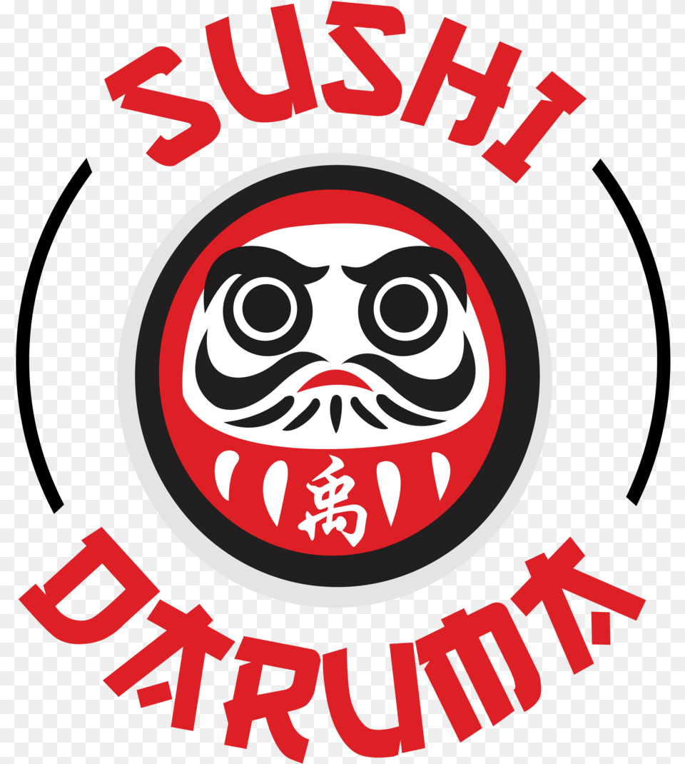 Sushi Daruma Logo, Emblem, Symbol, Dynamite, Weapon Free Png