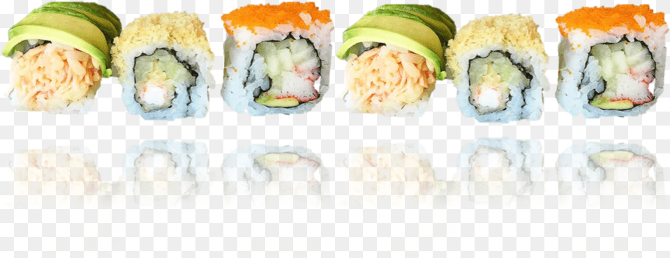 Sushi Download California Roll, Dish, Food, Meal, Grain Png Image