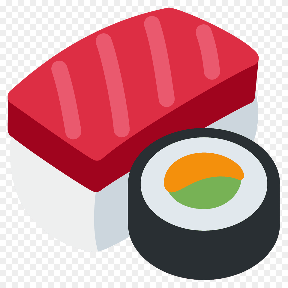 Sushi Emoji Clipart, Dish, Food, Meal, Grain Png Image