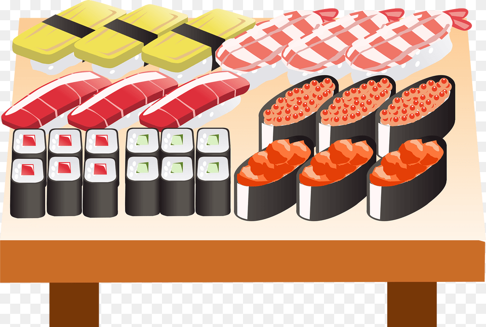 Sushi Food Clipart, Dish, Meal, Grain, Produce Png
