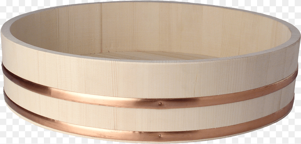 Sushi Hangiri 27 Cm Plywood, Wood, Hot Tub, Tub, Bowl Free Transparent Png